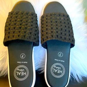 USA Heal black slides